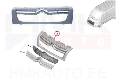 Iluvõre raam OEM Citroen Jumper 2006- - PSA 1614288280 - OE - 100% Genuine Part
