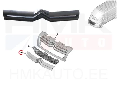 Iluvõre liist OEM Citroen Jumper 2006- - PSA 1614288580 - OE - 100% Genuine Part