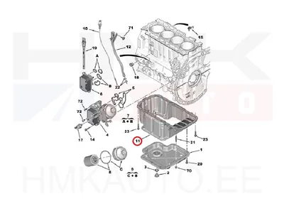 Õlivann ülemine OEM Citroen Jumpy/Peugeot Expert 2016- 1,5-1,6HDI - PSA 9810277580 - OE - 100% Genuine Part