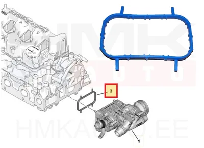 Termostaadi korpuse tihend OEM Citroen/Peugeot 1,5BlueHDI DV5R - PSA 9813021980 - OE - 100% Genuine Part