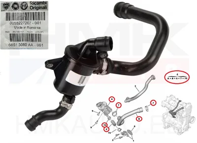 Karterituulutuse klapp OEM Citroen/Peugeot/Opel 1,3HDi - PSA  117872 - OE - 100% Genuine Part