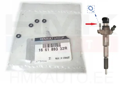 Kit joints de retour injecteur (4pc) OEM Renault 1,5dCI/2,3dCI - REN  166189332R - OE - 100% Genuine Part