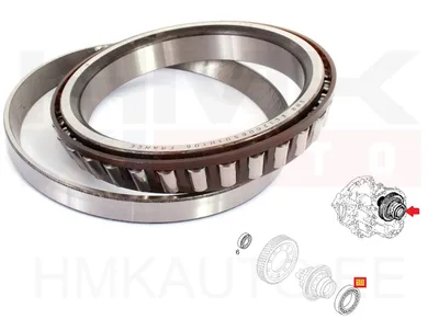 Gearbox bearing (differential left) 95x126x180,5/12,8 OEM Renault PK5/PK6 - OP 9162570 - OE - 100% Genuine Part