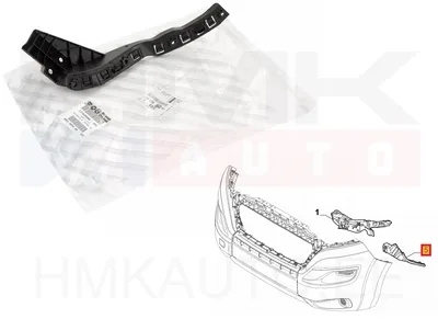 Крепление переднего бампера, левое OEM Jumper/Boxer/Ducato 2014- - FIAT 1374289080 - OE - 100% Genuine Part