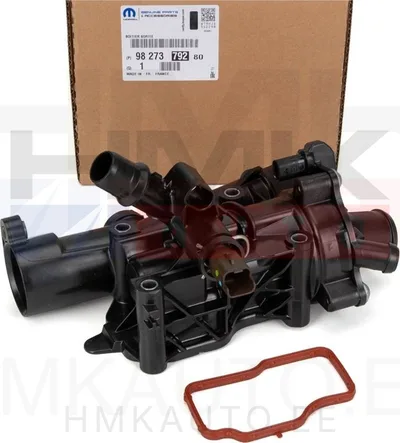 Thermostat with housing OEM Citroen/Peugeot 2,0/2,2BlueHDI EURO6 - PSA  9827379280 - OE - 100% Genuine Part