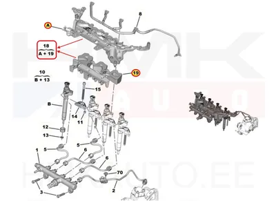 Écran acoustiques injecteurs OEM Citroen/Peugeot 2,0/2,2BlueHDi - PSA  9808843180 - OE - 100% Genuine Part