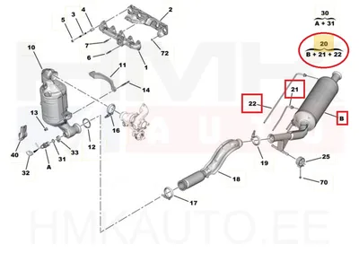 Tahmafilter(DPF/FAP) OEM Jumpy/Expert/Proace 1,6BlueHDi DV6F Euro6 2016- - PSA 9808921580 - OE - 100% Genuine Part