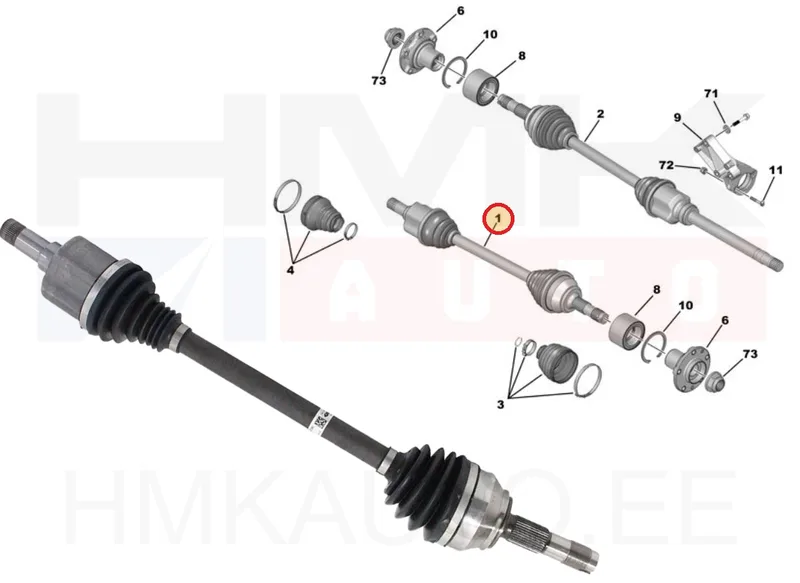 Veovõll komplektne vasak OEM Jumper/Boxer/Ducato 2,0BlueHDI(120kW) / 2,2BlueHDI(103/121kW) 2018- Euro6 - PSA 1614306180 - OE - 100% Genuine Part