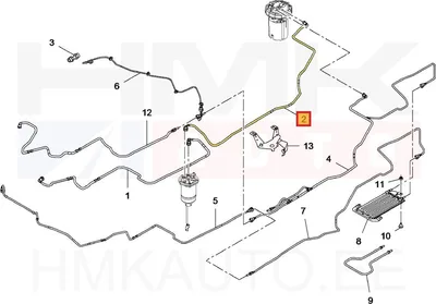 Трубка подачи топлива OEM Renault Trafic 2014- - REN 175064108R - OE - 100% Genuine Part