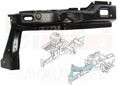 Esipaneeli ühendustugi(laterna raam) vasak OEM Jumper/Boxer/Ducato 2014- - PSA 1692370280 - OE - 100% Genuine Part