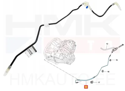 Sidurisilindri toru OEM Renault Master III 2010- FWD - REN 308514690R - OE - 100% Genuine Part
