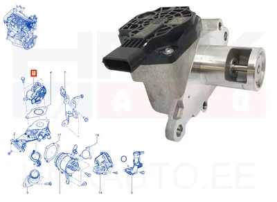 EGR klapp OEM Renault 1,5BlueDCI - REN  147101246R/L - OEM (no box)