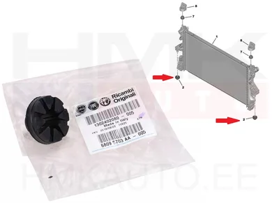 Support radiateur OEM Jumper/Boxer/Ducato - FIAT 1302402080 - OE - 100% Genuine Part