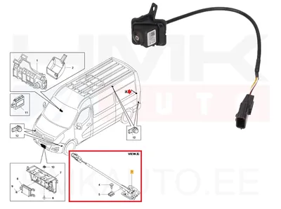 Tagurduskaamera OEM Renault Master,Opel Movano 2010- - REN 284421357R - OE - 100% Genuine Part