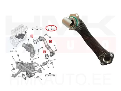 EGR toru Citroen/Peugeot 1,4-1,6HDi - JAD 112600J - Prottego
