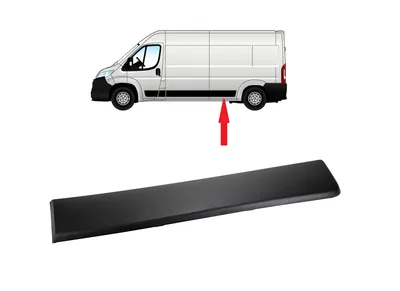 Külgpaneeli eesmine liist vasak OEM Jumper/Boxer/Ducato 2018- L3 (must) - PSA  1685338580 - OE - 100% Genuine Part