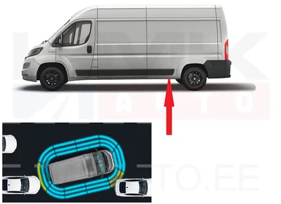 Külgpaneeli eesmine liist vasak OEM Jumper/Boxer/Ducato MCA 2021- L3 (360° Parking) - PSA  1694137380 - OE - 100% Genuine Part
