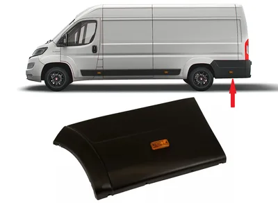 Külgpaneeli tagumine liist vasak OEM Jumper/Boxer/Ducato 2018- (L4) (must) - PSA 1685339480 - OE - 100% Genuine Part