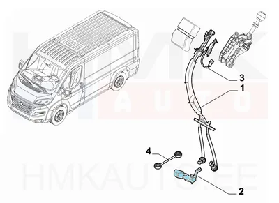 Käiguvahetushoob OEM Jumper/Boxer/Ducato MCA 2021- (C637 k.kast) - FIAT 46353045 - OE - 100% Genuine Part