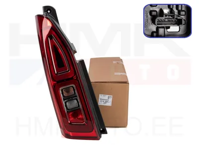 Tagatuli vasak OEM Citroen Berlingo/Toyota Proace 2018-  (tagaluugiga) - PSA  9819649280 - OE - 100% Genuine Part