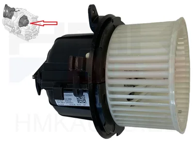 Ventilateur d'habitacle OEM Peugeot 208/2008 - PSA 9833380480 - OE - 100% Genuine Part