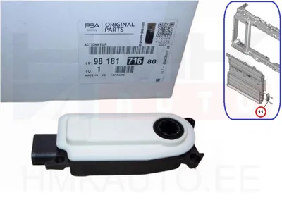 Moottorin jäähdytysilman servomoottori OEM Citroen C4, C4X /Peugeot 208, 2008, 508 - PSA 9818171680 - OE - 100% Genuine Part
