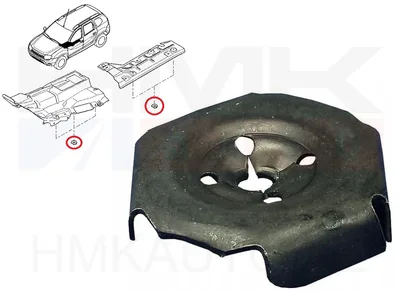 Kuumapleki mutter OEM Renault /Dacia M24x5 - REN 7703041045 - OE - 100% Genuine Part
