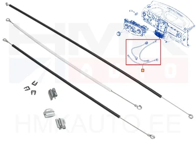 Heater control panel cables OEM Dacia Dokker, Lodgy/Renault Express - REN  275427260R - OE - 100% Genuine Part