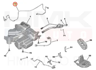 AdBlue toru OEM Citroen Jumpy/Peugeot Expert 2,0BlueHDi 2016- >>9837671980 - PSA 9820991480 - OE - 100% Genuine Part