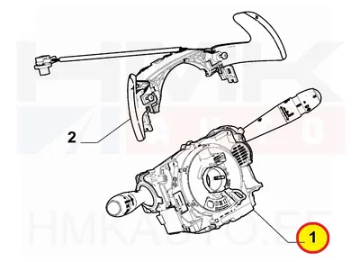Roolisamba lülitiplokk OEM Citroen Berlingo/Peugeot Rifter 2018- - PSA  98312623ZD - OE - 100% Genuine Part