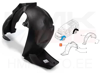 Esilogar vasak OEM Jumpy/Expert/Scudo 2007-2016 - PSA 7136AQ - OE - 100% Genuine Part