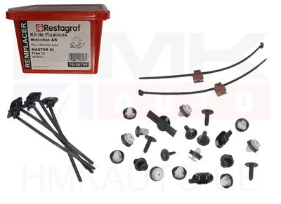 Kit de fixation de pare-chocs arrière Renault Master III 2010- - 701007W