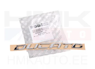 Embleem "DUCATO" külgmine OEM Fiat Ducato 2018- - FIAT 52183788 - OE - 100% Genuine Part