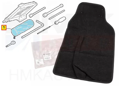Pussi tunkille ja työkaluille OEM Jumper/Boxer/Ducato 2006- - PSA  6736A2 - OE - 100% Genuine Part
