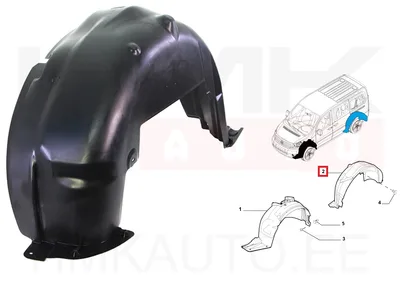Tagalogar vasak OEM Jumpy/Expert/Scudo 2007- - PSA  1607332380 - OE - 100% Genuine Part