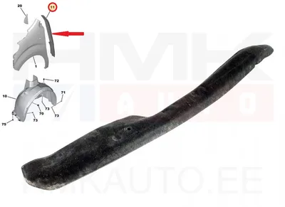Esitiiva tagumine tihend parem OEM Citroen Jumpy/Peugeot Expert 2016- - PSA  9808749480 - OE - 100% Genuine Part