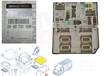 Keskelektroonika juhtplokk (USM) OEM Renault Master 2019- - REN 284B73110R - OE - 100% Genuine Part