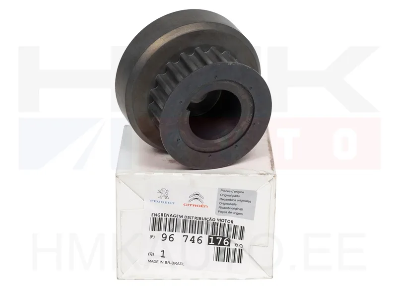 Väntvõlli rihmaratas (hammasrihmale) OEM Citroen/Peugeot 1,4/1,6 16V - PSA 9674617680 - OE - 100% Genuine Part