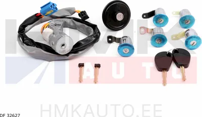 Kit serrure avec serrure d'allumage Berlingo/Partner 2002-08 - DF 32627