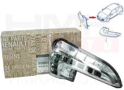 LED дневной ходовой фонарь правый OEM Renault Megane III - REN 266006674R - OE - 100% Genuine Part
