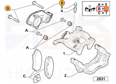 Seisupiduri mootor pidurisadulale vasak OEM Jumper,Boxer,Ducato MCA - PSA  1694018380 - OE - 100% Genuine Part