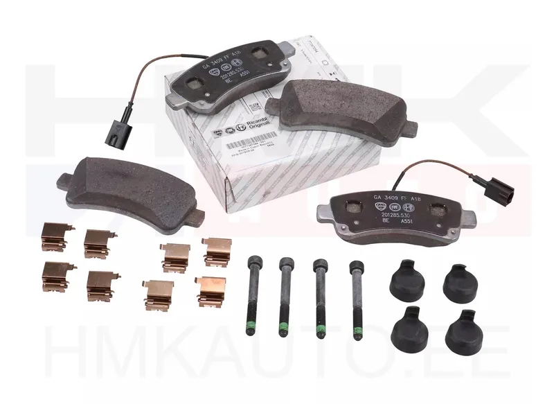 Piduriklotside komplekt tagumine OEM Jumper/Boxer/Ducato 2014- 16" (2 anduriga) - FIAT 77367094 - OE - 100% Genuine Part