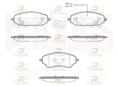 Brake pad set rear Ducato MCA 2021- 15" (electric parking brake) - 22032.01 - Roadhouse