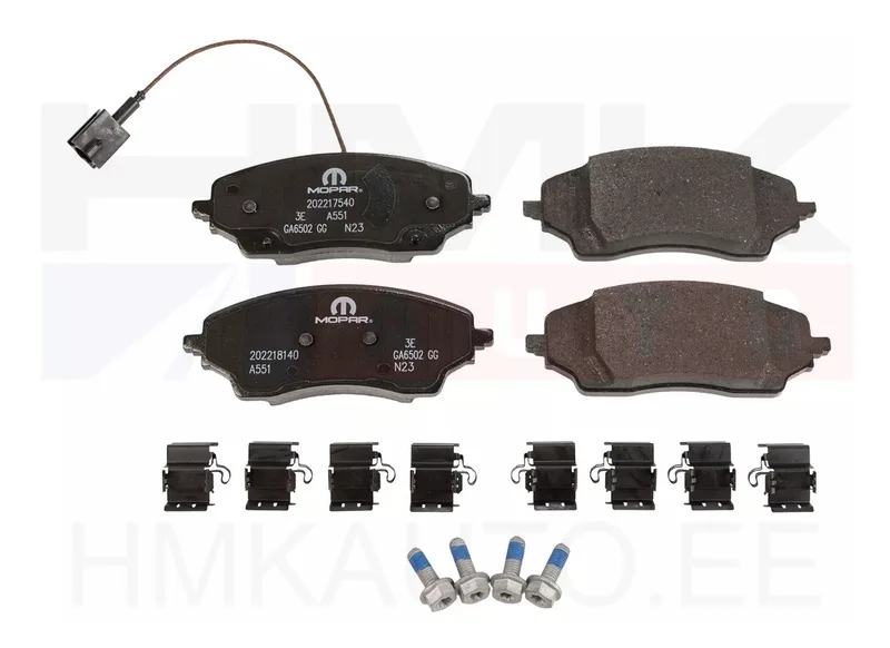 Piduriklotside komplekt tagumine OEM Ducato MCA 2021- 16" (elektr. seisupidur) - PSA 1694019080 - OE - 100% Genuine Part