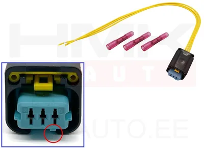 Crankshaft sensor plug with wire Citroen/Peugeot - PI03-001