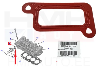 Jahutusvedeliku flantsi tihend OEM Fiat Ducato MCA 2,2D 2021- - FIAT  55212676 - OE - 100% Genuine Part
