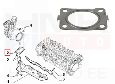 Turbo tihend Fiat Ducato MCA 2,2D 2021- - 988.850 - Elring