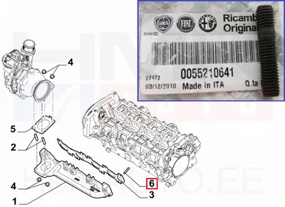 Tikkpolt OEM Citroen/Peugeot/Fiat M8x1,25-9/18 L35 - FIAT  55210641 - OE - 100% Genuine Part