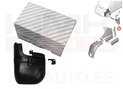 Roiskeläppä etu vasen OEM Jumper/Boxer/Ducato 2006- 16" Heavy (lokasuoja muovikaarella) - FIAT 735451064 - OE - 100% Genuine Part