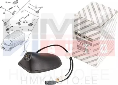 Embase d'antenne OEM Jumper/Boxer/Ducato 2021- - FIAT  46858213 - OE - 100% Genuine Part